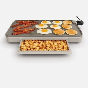 Electric Griddle with Warming Tray